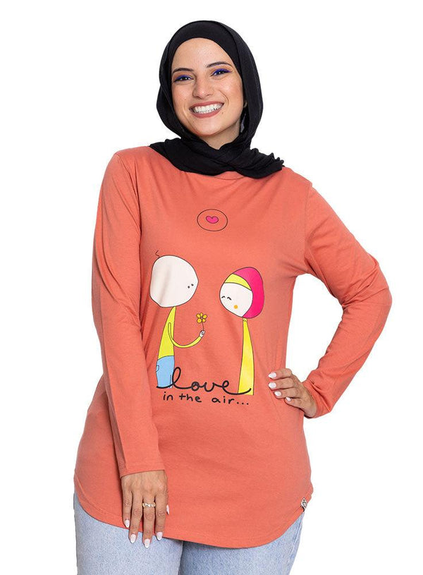 Ginger Printed Long - Sleeve Design 35 - Khotwh